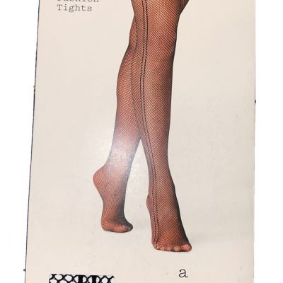 Women's Fishnet Tights - A New Day - Black  Ebony - L/XL